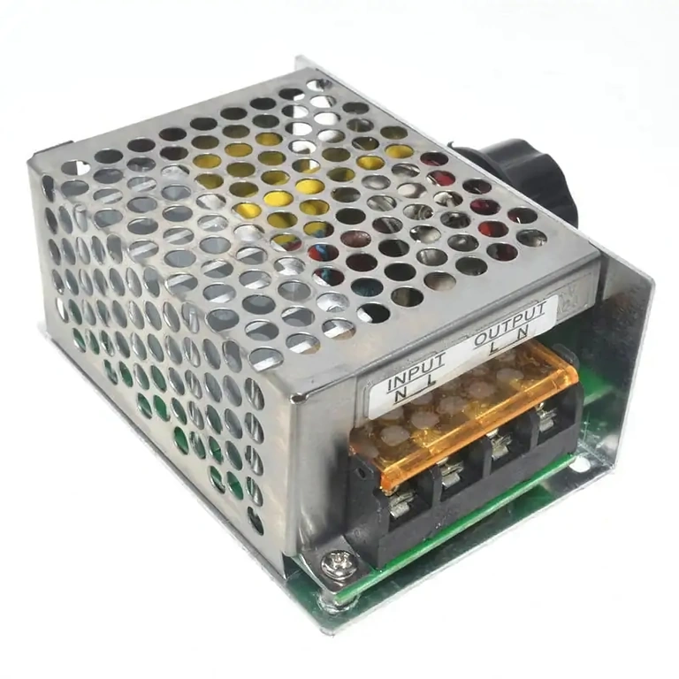 Reglează intensitatea becurilor și temperatura rezistențelor electrice