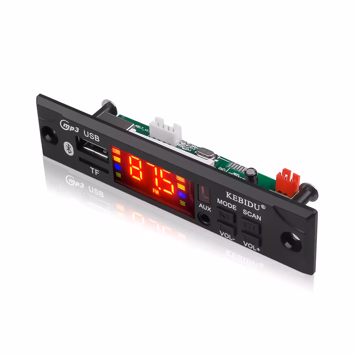 Modul audio Bluetooth cu radio FM, slot USB și SD pentru mașină