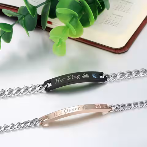 Pararmband lämpliga för Alla hjärtans dag eller jubileum