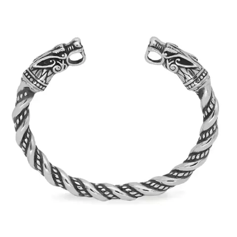 Viking náramek Vikings série Wolf gothic pánská cena vlčí hlava