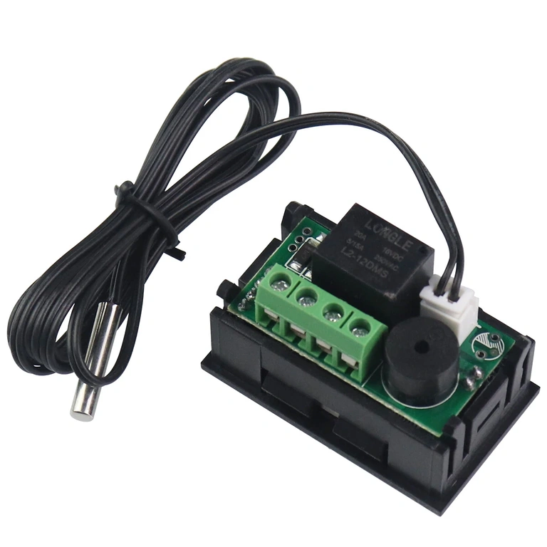 Termostat cu releu pentru controlul încălzirii și răcirii 12V