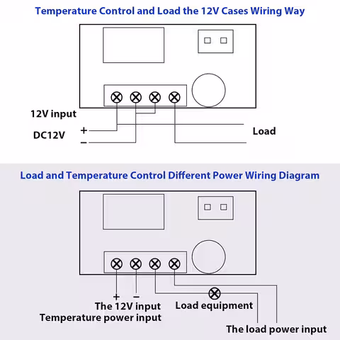 Schiță de montaj pentru termostat digital Diagrama de conectare pentru termostat electronic cu releu și sondă
