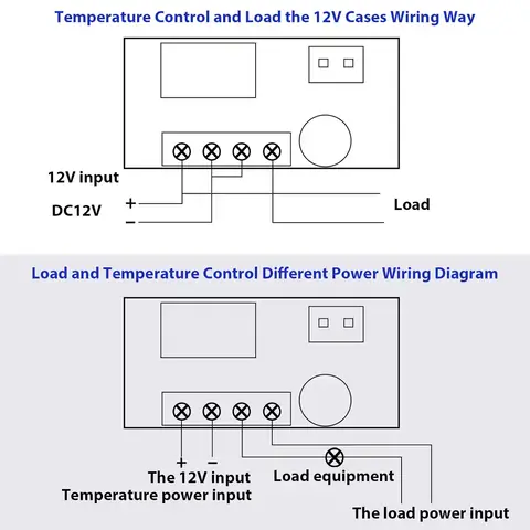 Schiță de montaj pentru termostat digital Diagrama de conectare pentru termostat electronic cu releu și sondă