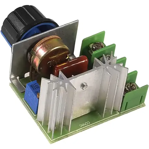 Regulator de tensiune AC pentru ventilator sau bec Modul dimmer 220V ideal pentru reglarea turației ventilatoarelor și becurilor