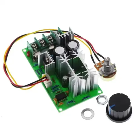 Reglaj de turație motor DC cu buton și control precis prin PWM