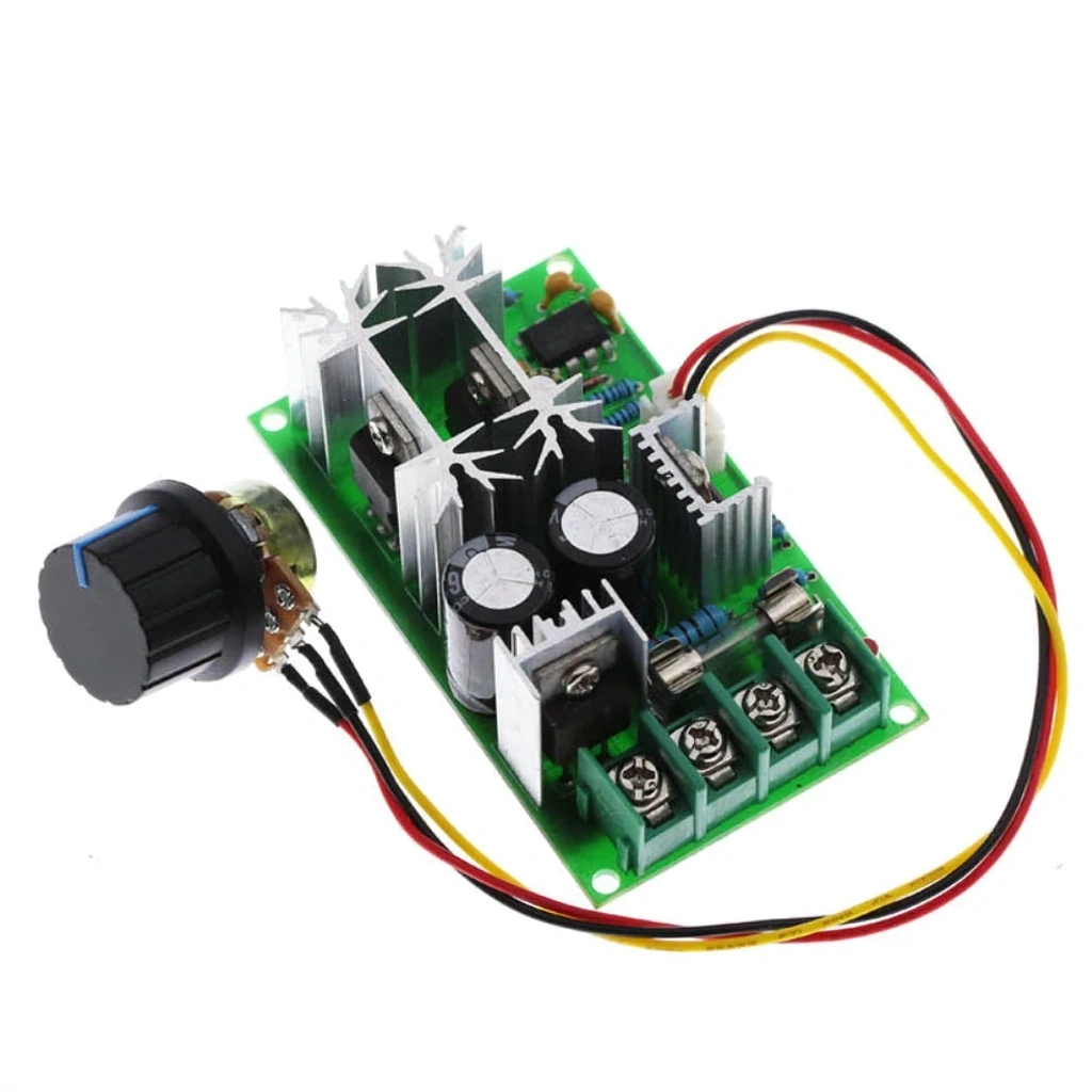 Controller Variator Turație Motor DC 12V 24V 60V PWM | Regulator Viteză Curent Continuu 20A 1200W