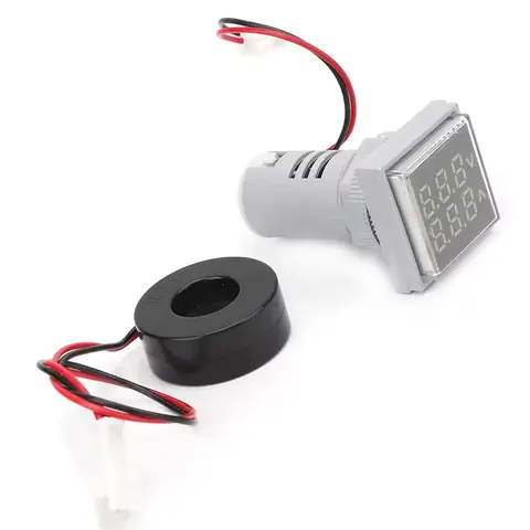 Voltmetr ampérmetr 220V AC DIGITÁLNÍ panel cena 60-500V 0-100A