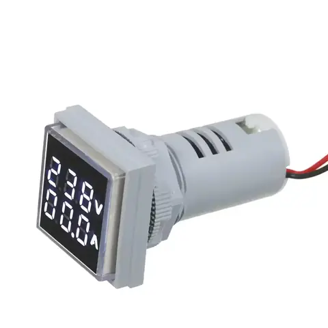Voltmetr ampérmetr 220V AC DIGITÁLNÍ panel cena 60-500V 0-100A