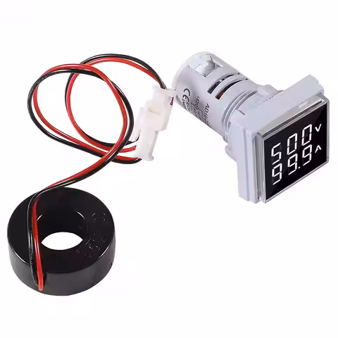 LED-display för exakt visning av AC-värden