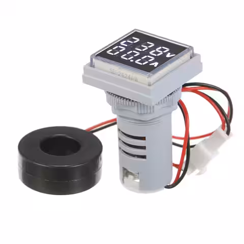 Digital display med hög ljusstyrka för AC-mätningar