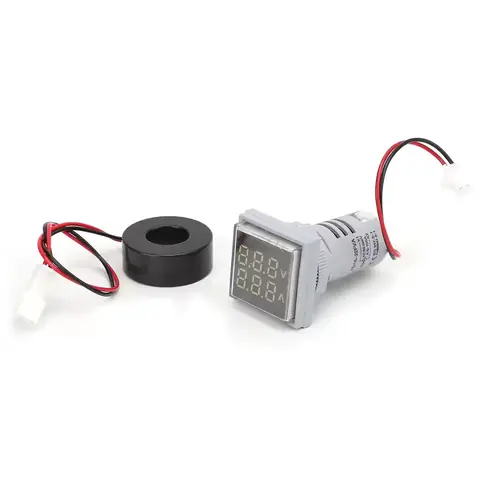 Voltmetr ampérmetr 220V AC DIGITÁLNÍ panel cena 60-500V 0-100A