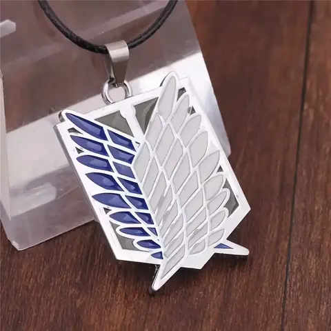 Řetízkový medailon s přívěskem – Anime ATTACK ON TITAN