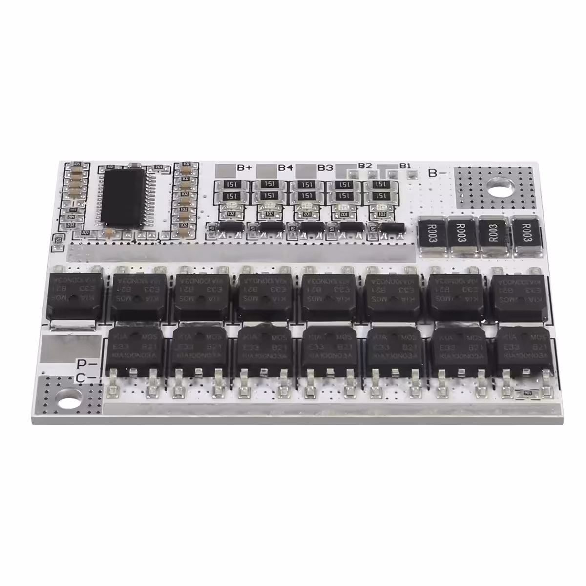 BMS 21V cu echilibrare pentru acumulatori 18650 Modul BMS 21V pentru 5 celule Li-Ion cu funcție de balansare, protecție și încărcare