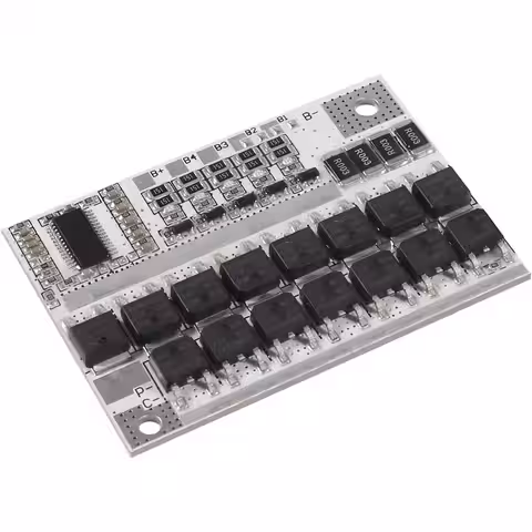 Skyddsmodul för 5 x 18650-batterier, skyddar mot överspänning, kortslutning och urladdning