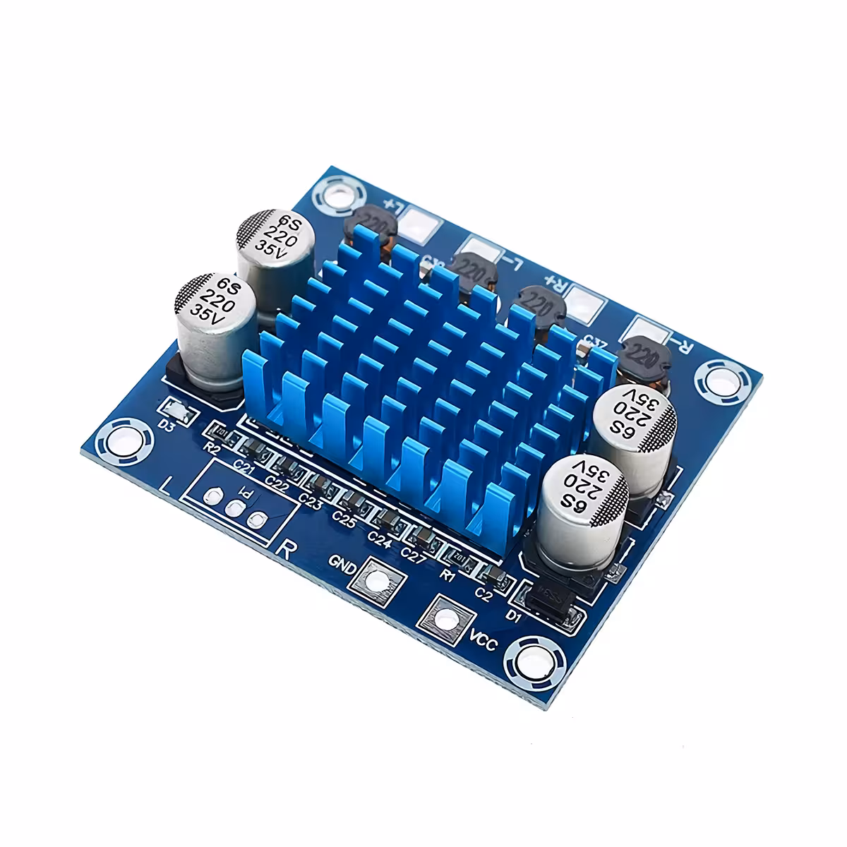 Kit amplificator stereo auto XH-A232 asamblat Kit amplificator stereo auto XH-A232 clasa D asamblat, compact și eficient