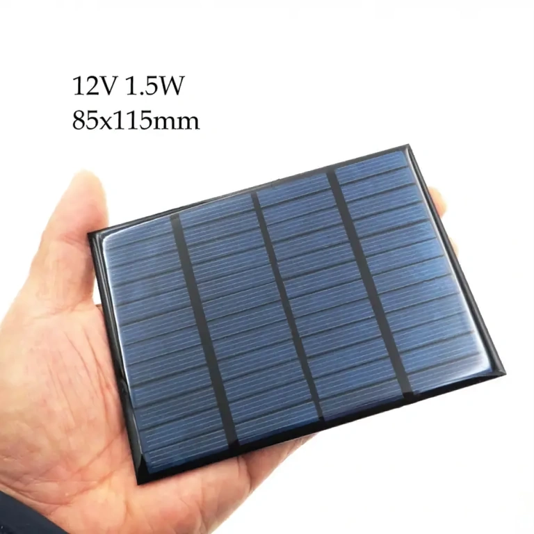 Panou solar mic 115x85mm cu ieșire reglabilă