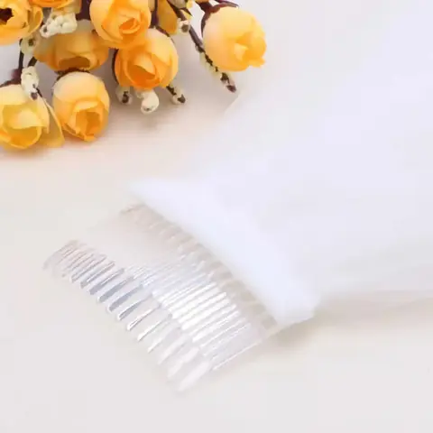 Voal lung tip catedrală, mireasă Voal spectaculos, lung, cu prindere pieptene – stil nuntă regală