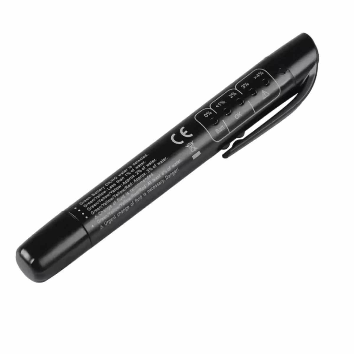 Tester lichid de frână DOT3/DOT4/DOT5 Dispozitiv pentru testarea lichidului de frână compatibil cu DOT3, DOT4 și DOT5