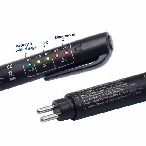 Elektronický tester kompatibilný s rôznymi brzdovými kvapalinami