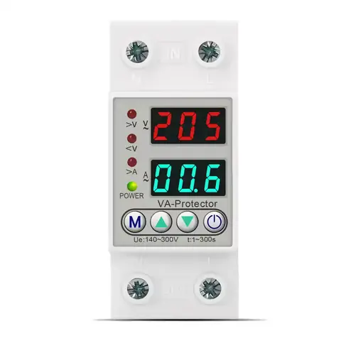 Releu de protecție supratensiune și subtensiune 220V 63A