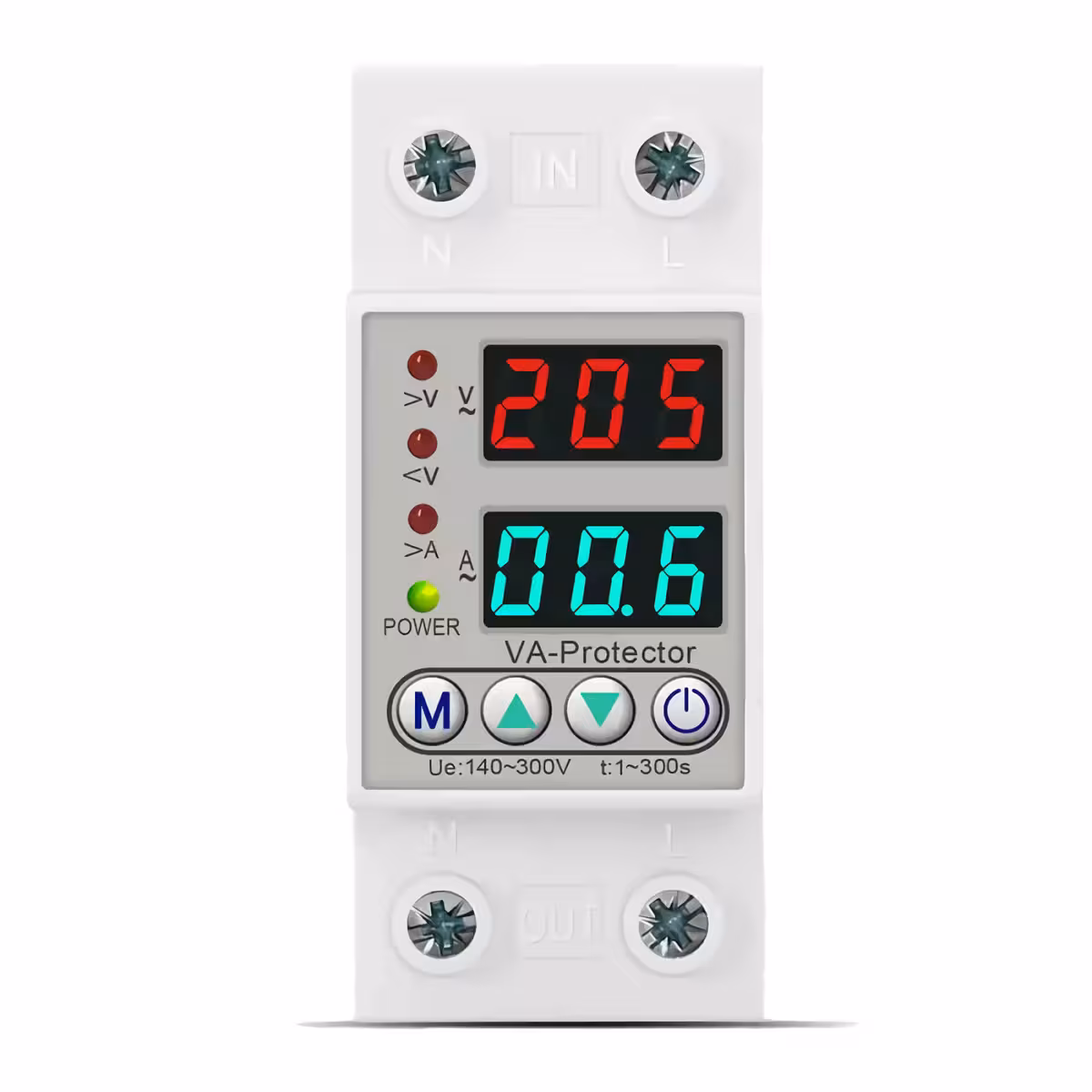 Releu de protecție supratensiune și subtensiune 220V 63A