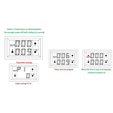 Programovatelný modul časového relé digitální časovač 12V