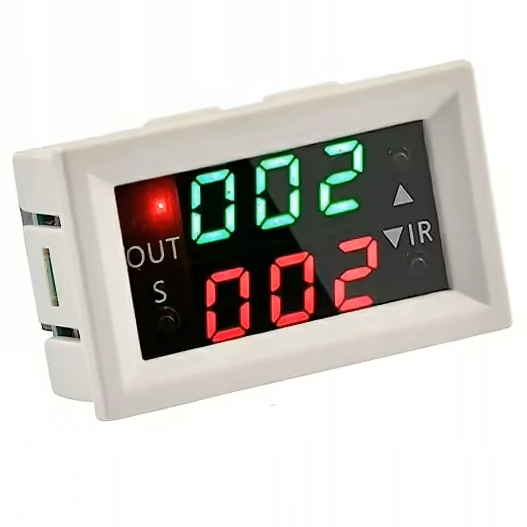 Modul Temporizator Releu Programabil 12V cu Display Digital – Timer Reglabil cu Întârziere, Buclă și Timp Dual