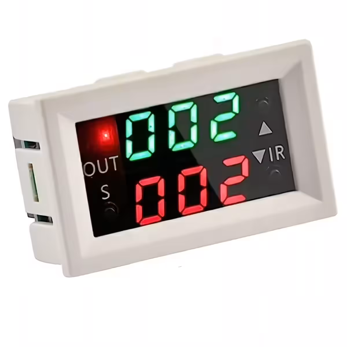 Modul temporizator cu releu, 12V, display LED dublu, pentru control timp