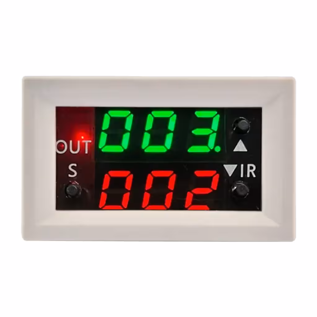 Modul releu temporizator cu ecran LED dublu Modul releu pentru control temporizat cu ecran LED pentru reglaje rapide