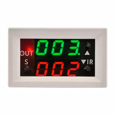 Modul releu temporizator cu ecran LED dublu Modul releu pentru control temporizat cu ecran LED pentru reglaje rapide
