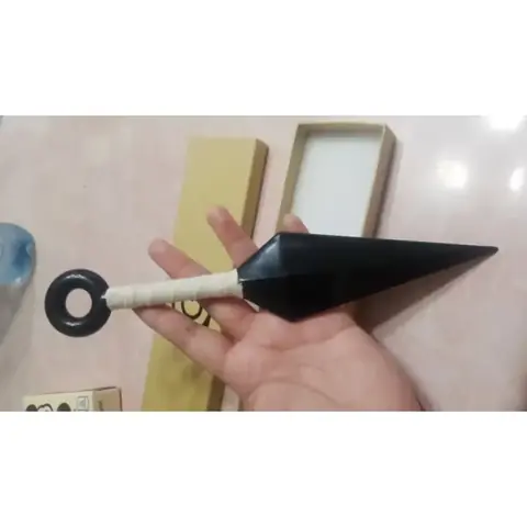 Ninja Kunai Nůž Naruto výprodejová cena plast NOVINKA