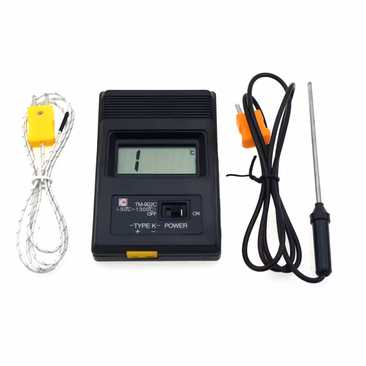 Termometru digital cu 3 sonde incluse Termometru cu 3 sonde de contact pentru lichide, aer sau suprafețe fierbinți