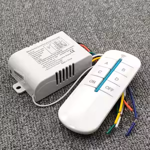 Comutator cu 4 canale pentru control lumini prin telecomandă