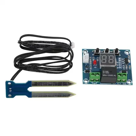 Controller cu display LED pentru măsurarea umidității în grădină sau ghivece