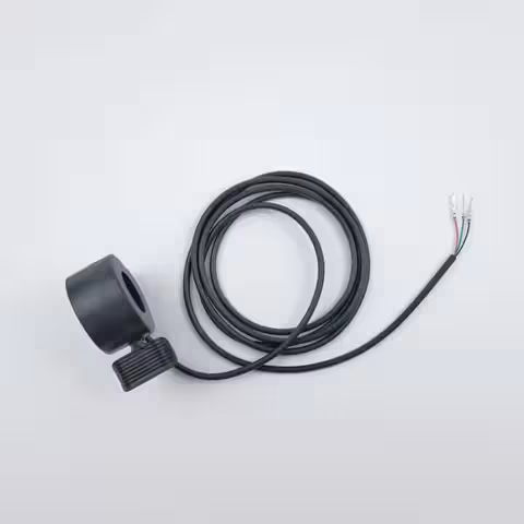 Set complet manetă bicicletă electrică Imagine cu set complet manetă pentru bicicletă electrică cu 3 fire