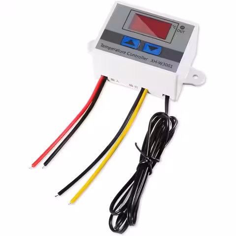 Elektronický termostat DIGITÁLNÍ regulátor teploty AC 220V 10A inkubátor líhně skleníková porodní sonda LEVNĚ