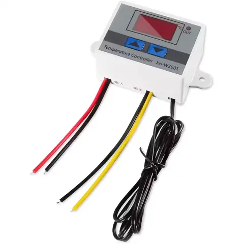 Elektronický termostat DIGITÁLNÍ regulátor teploty AC 220V 10A inkubátor líhně skleníková porodní sonda LEVNĚ