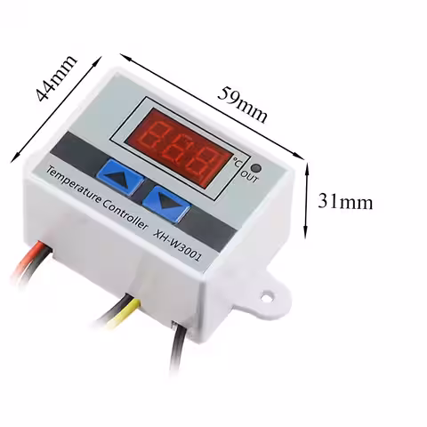 Elektronický termostat DIGITÁLNÍ regulátor teploty AC 220V 10A inkubátor líhně skleníková porodní sonda LEVNĚ