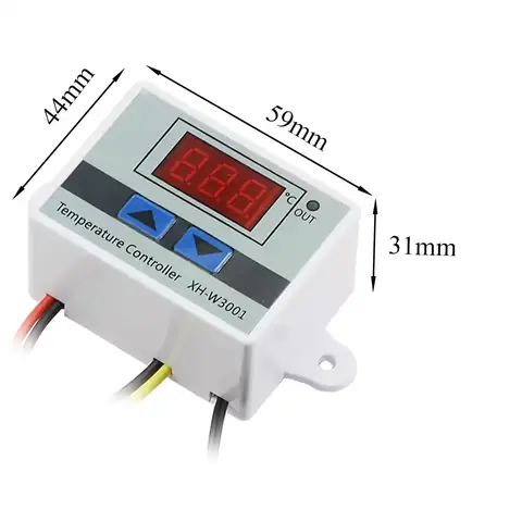 Elektronický termostat DIGITÁLNÍ regulátor teploty AC 220V 10A inkubátor líhně skleníková porodní sonda LEVNĚ