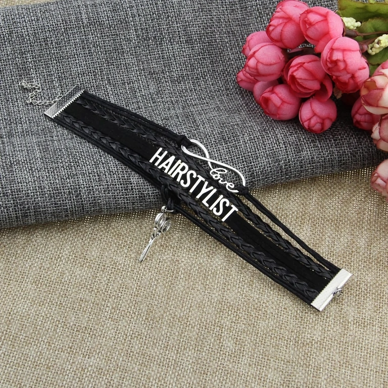 Brățară personalizată pentru frizeri și coafori