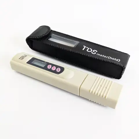 TDS měřič Zařízení pro měření kvality pitné vody digitální ověření testu měření rozbor pitné vody akvárium