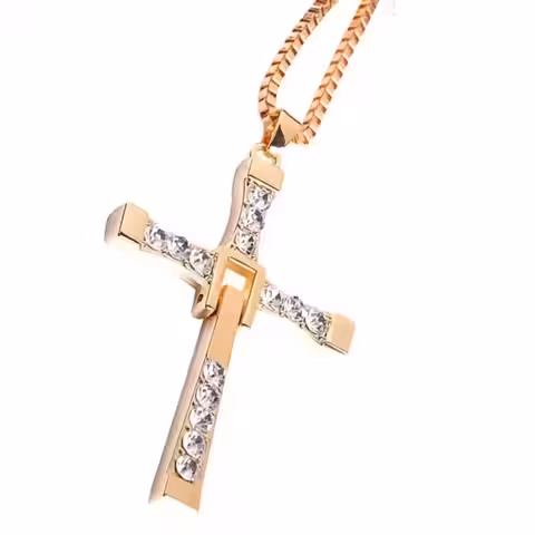 Guldkrucifix-kedja Vin Diesel Fast and Furious