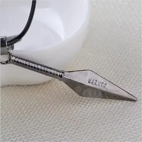 Řetízek s přívěskem COSPLAY Naruto Uzumaki Shuriken Kunai