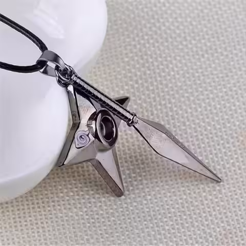 Accesoriu cosplay Naruto: Shuriken Accesoriu cosplay Naruto Uzumaki Shuriken metalic