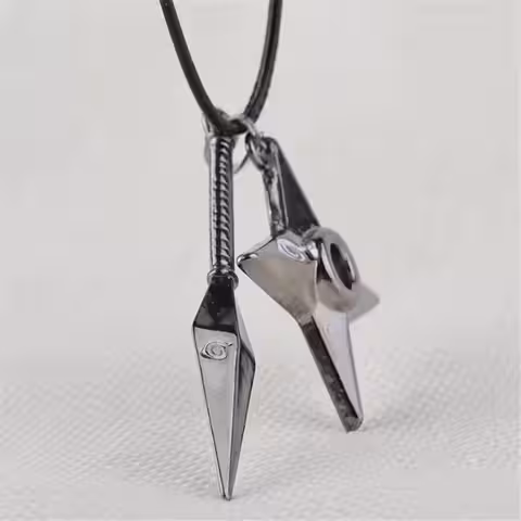 Colier cu pandantiv Shuriken ninja Colier cu pandantiv stelă ninja Shuriken