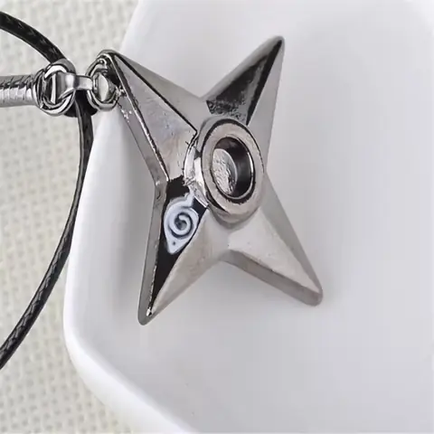 Řetízek s přívěskem COSPLAY Naruto Uzumaki Shuriken Kunai