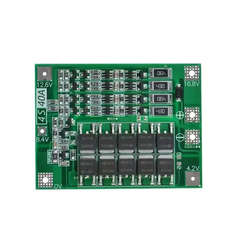 BMS 4s nabíjecí a vybíjecí ochranný modul 4 baterie 18650 Li-ion baterie