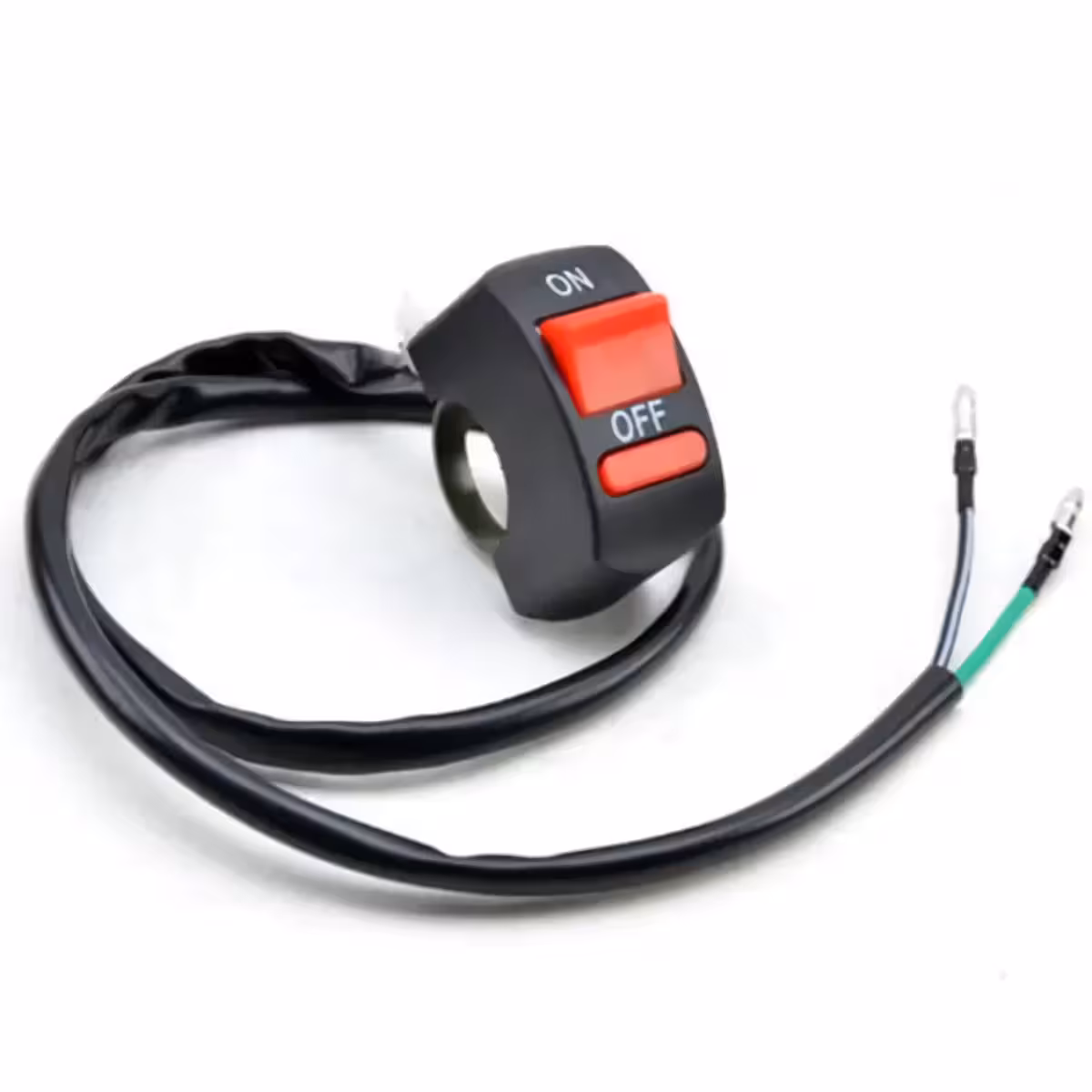Întrerupător 12V-48V pentru motocicletă și ATV Comutator ON/OFF 12V-48V ghidon motocicletă, ATV și scuter