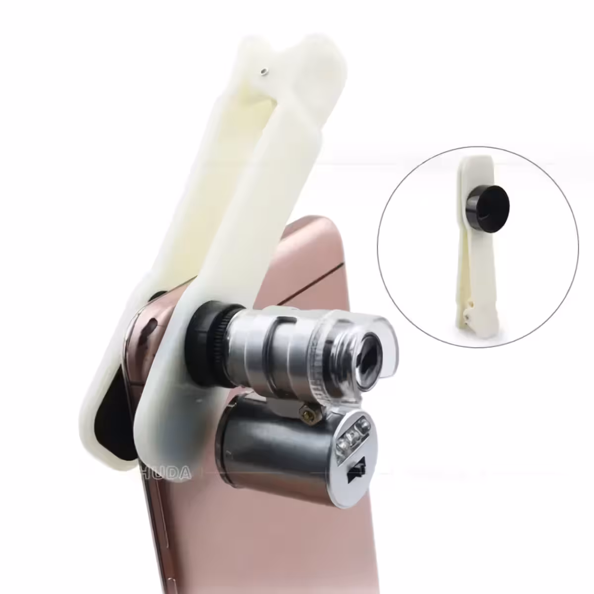 Microscop cu adaptor pentru telefon mobil Microscop cu adaptor pentru telefon, pentru fotografierea detaliilor microscopice