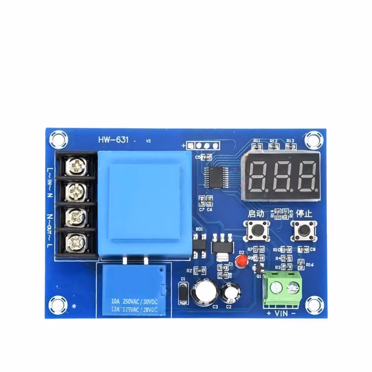 Controler încărcare cu intrare AC 220V Modul electronic alimentat la 220V pentru control baterii 3.7-120V